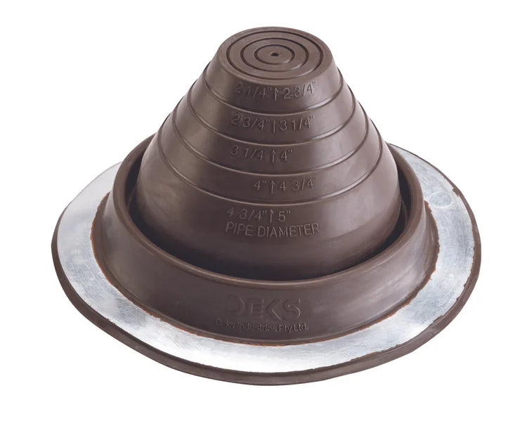 DEKS Round Base Pipe Boots