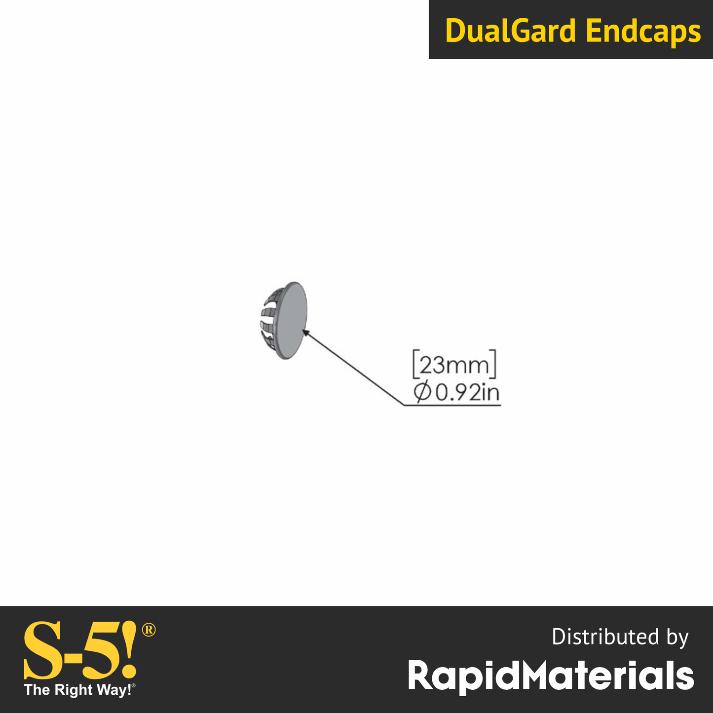 DualCollars & Endcaps for DualGard Pipe (4pc)