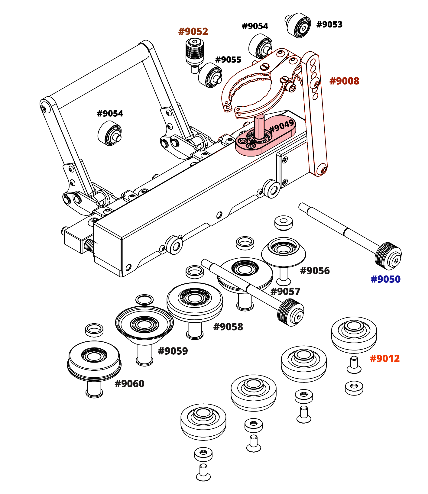 Drive Shaft Reducer for Double Falz Seamer