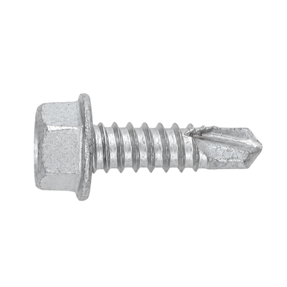 SFS FS3-14 Flex5® Self-Drilling Screw - 1/4" x 1" Hex Washer Head, Grade 5 Carbon (1,000 Pack)