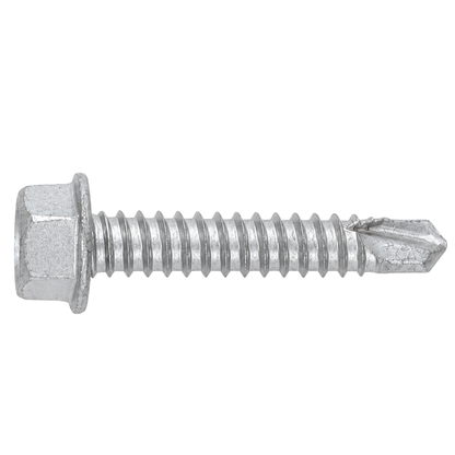 SFS FS3-14 Flex5® Self-Drilling Screw - 1/4" x 1-1/2" Hex Washer Head, Grade 5 Carbon (1,000 Pack)