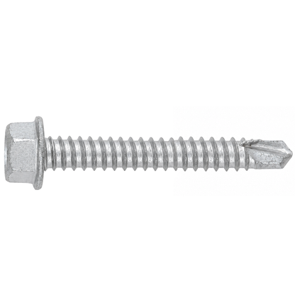 SFS FS3-14 Flex5® Self-Drilling Screw - 1/4" x 2" Hex Washer Head, Grade 5 Carbon (1,000 Pack)