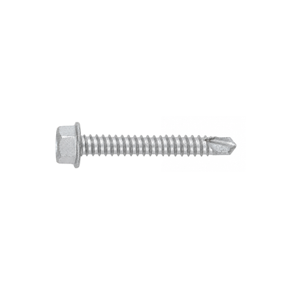 SFS FS3-14 Flex5® Self-Drilling Screw - 1/4" x 2" Hex Washer Head, Grade 5 Carbon (1,000 Pack)