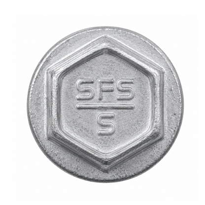 SFS BMSD2-S3-14 Bi-Metal Self-Drilling Screw - 1/4" x 1-1/2" Hex Washer Head (250 Pack)