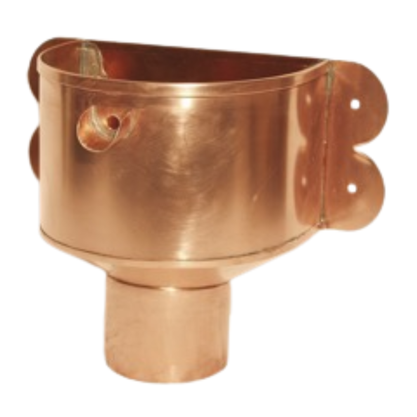 LeaderHeads for Copper Half-Round Gutters