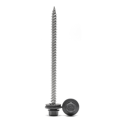 FastGrip Stainless Steel Roofing Screw – #9 x 3" (250 Pack)
