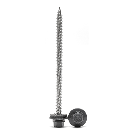 FastGrip Stainless Steel Roofing Screw – #9 x 3" (250 Pack)