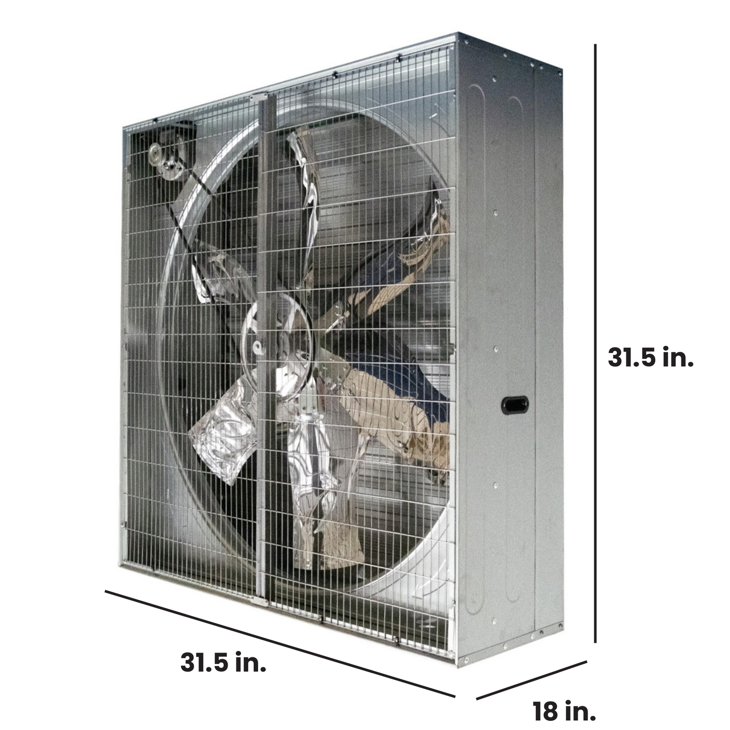 30" Cabinet Exhaust Fan – 0.5 HP Belt Drive (7,000 CFM)