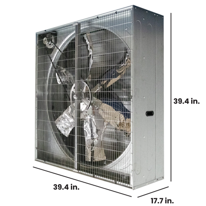40" Cabinet Exhaust Fan – 0.75 HP Belt Drive (13,500 CFM)