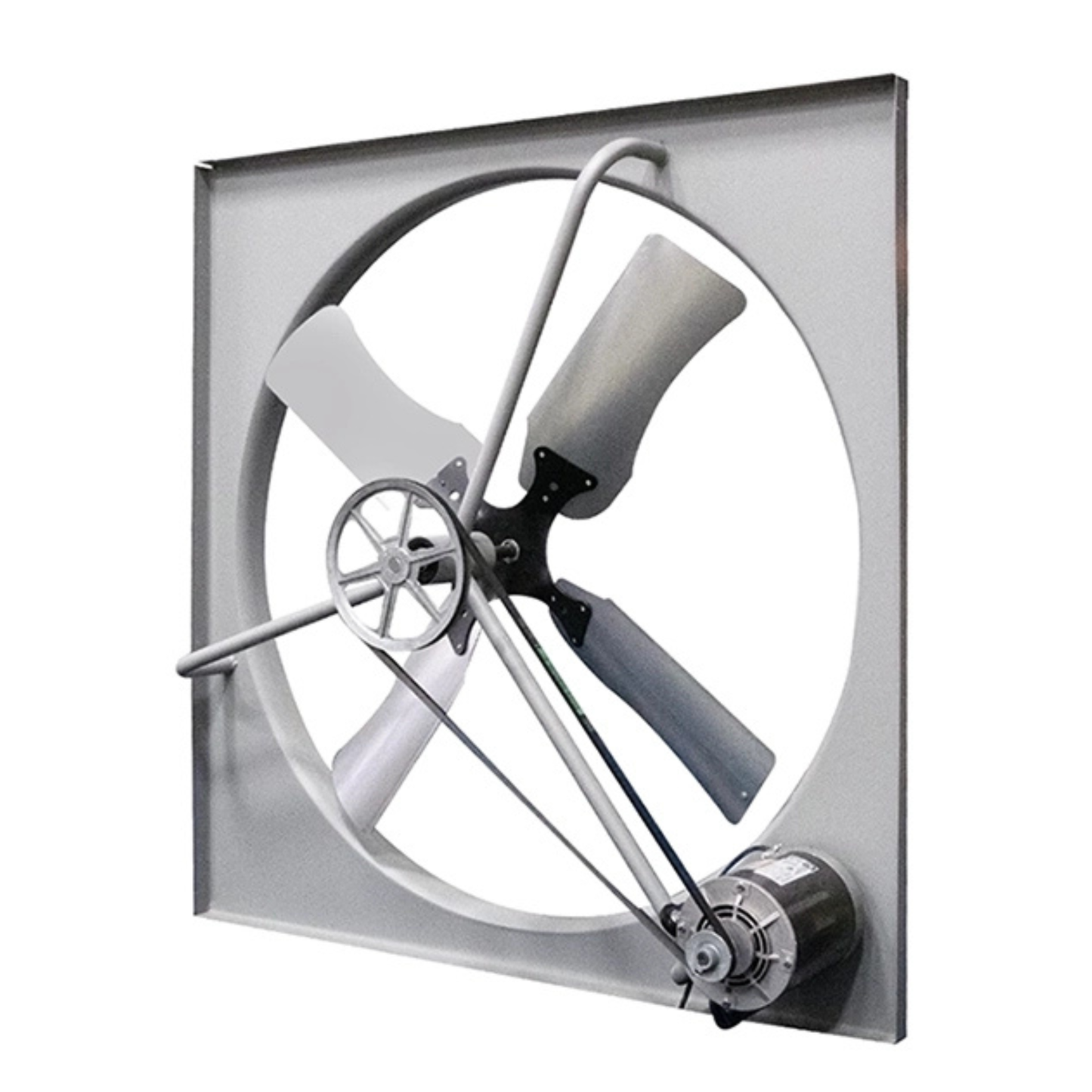 30" Wall Mount Panel Exhaust Fan – 1/3 HP Belt Drive (8,400 CFM)