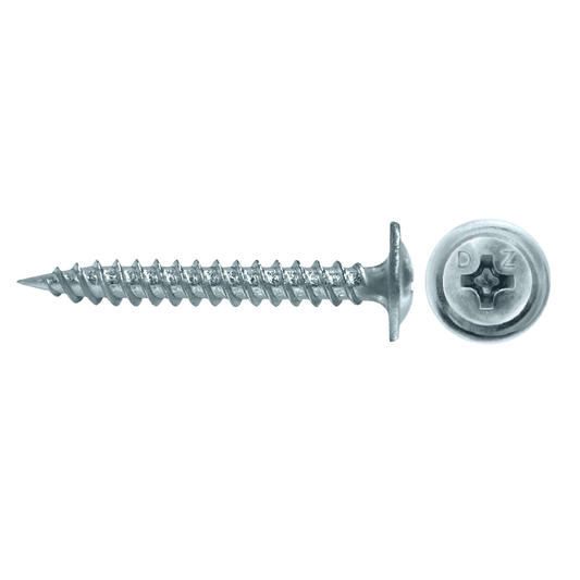 Daggerz #10 x 3/4" Self-Piercing Screw - Phillips Modified Truss Head, Zinc Plated (5,000 Pack)