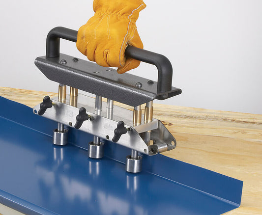 Malco ER3 3-Station Metal Edge Roller – Adjustable 5/8″–4″ Bend Depth