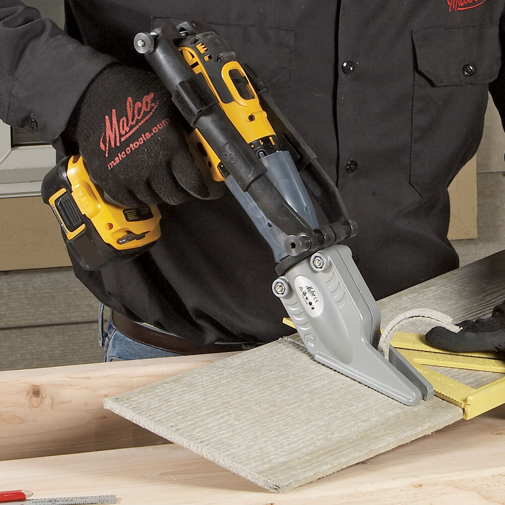 Malco TurboShear TSF1 Drill-Powered Fiber Cement Cutting Shear Attachment