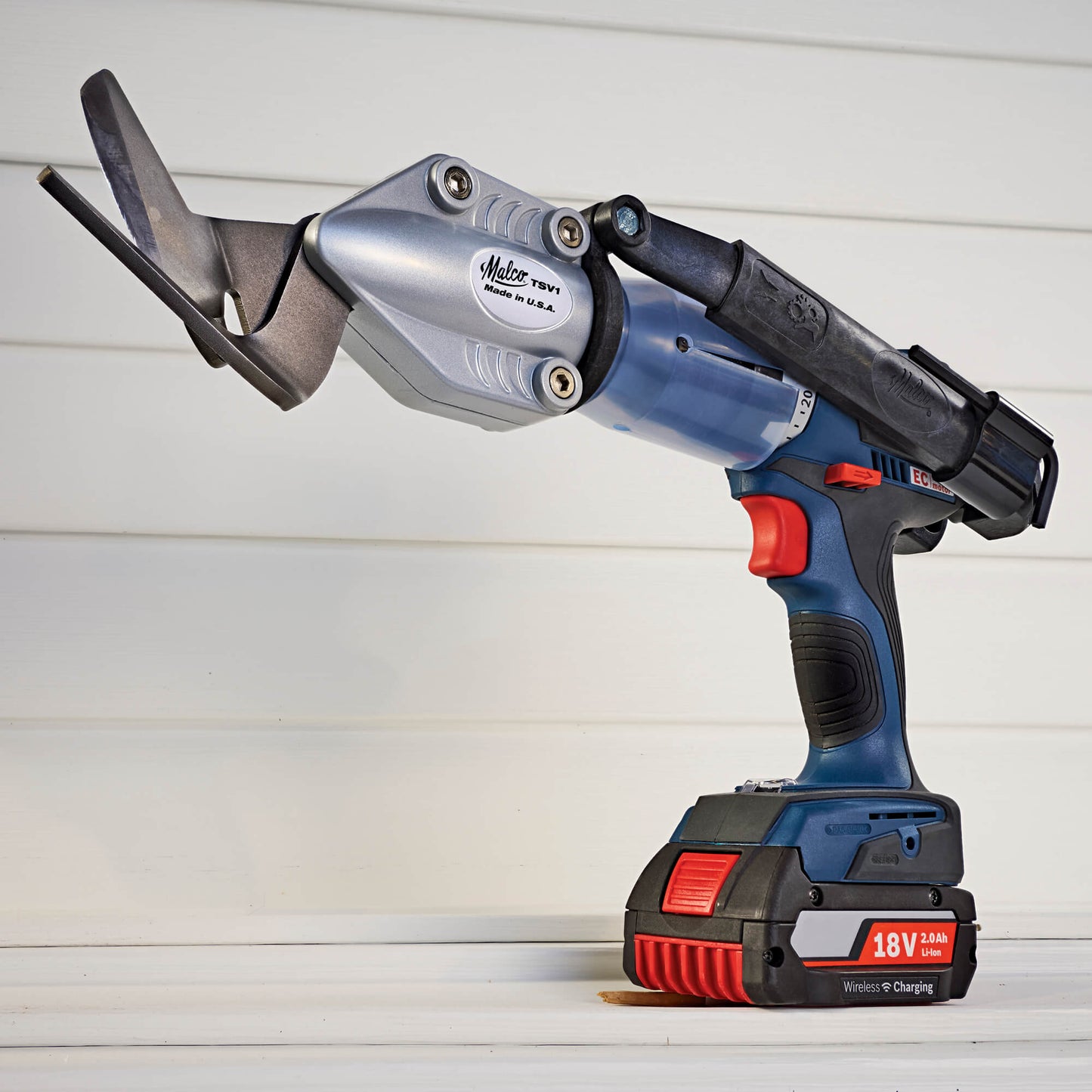 Malco TurboShear TSV1 Drill-Powered Vinyl Siding Cutting Shear Attachment