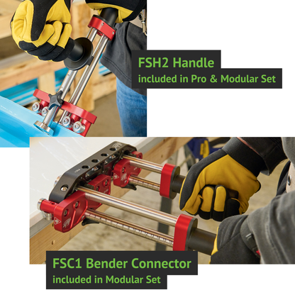 Malco FS1N165 1-Station Narrow Panel Bender – 165mm (6-1/2″ Max Depth)