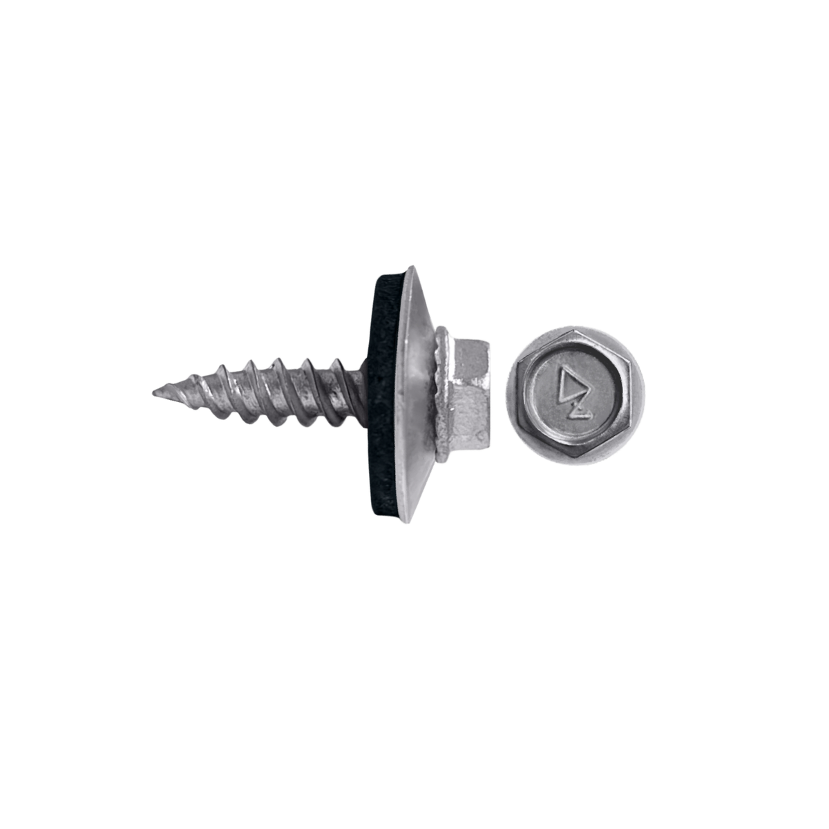 Daggerz #8 x 3/4" Self-Piercing Screw - Hex Washer Head with Aluminum Washer, Dagger-Guard™ (3,000 Pack)