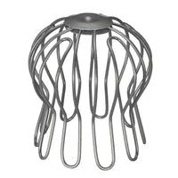 Wire Downspout Strainers for Painted Half-Round Gutters - 4”