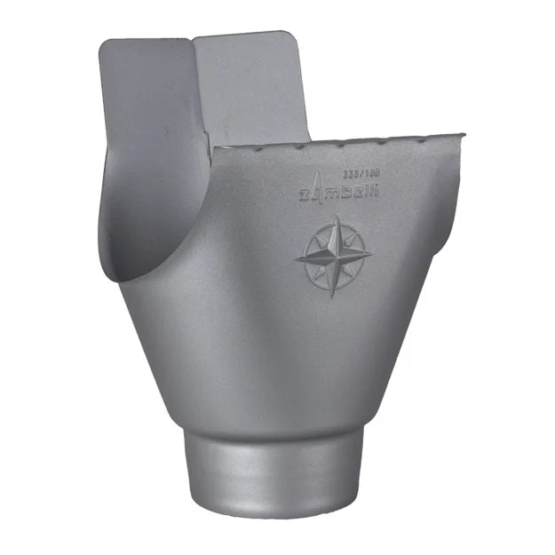 Downspout Star Drop Outlets for Painted Half-Round Gutters - 5” to 3"