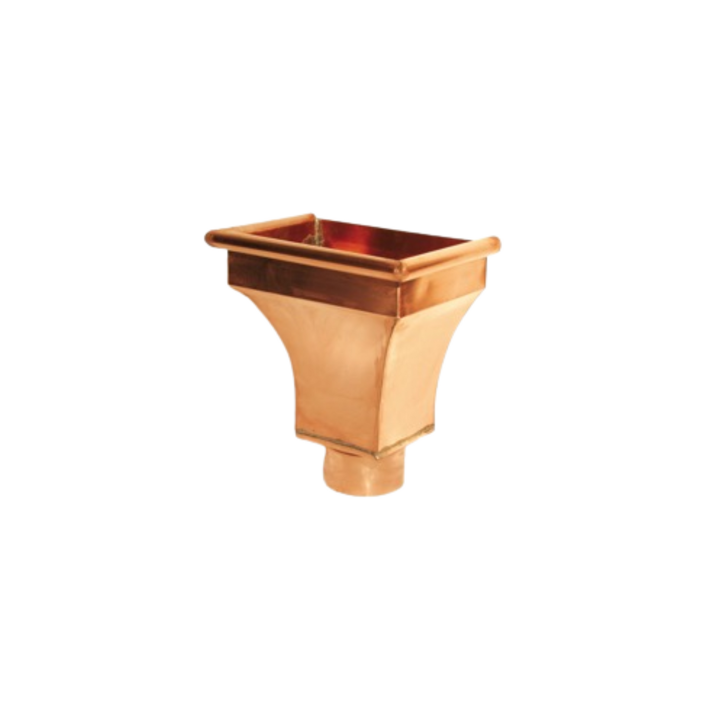 LeaderHeads for Copper Half-Round Gutters