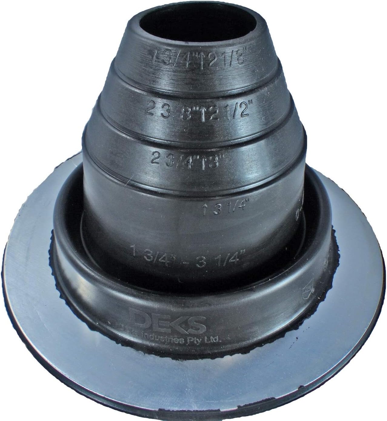DEKS Round Base Pipe Boots