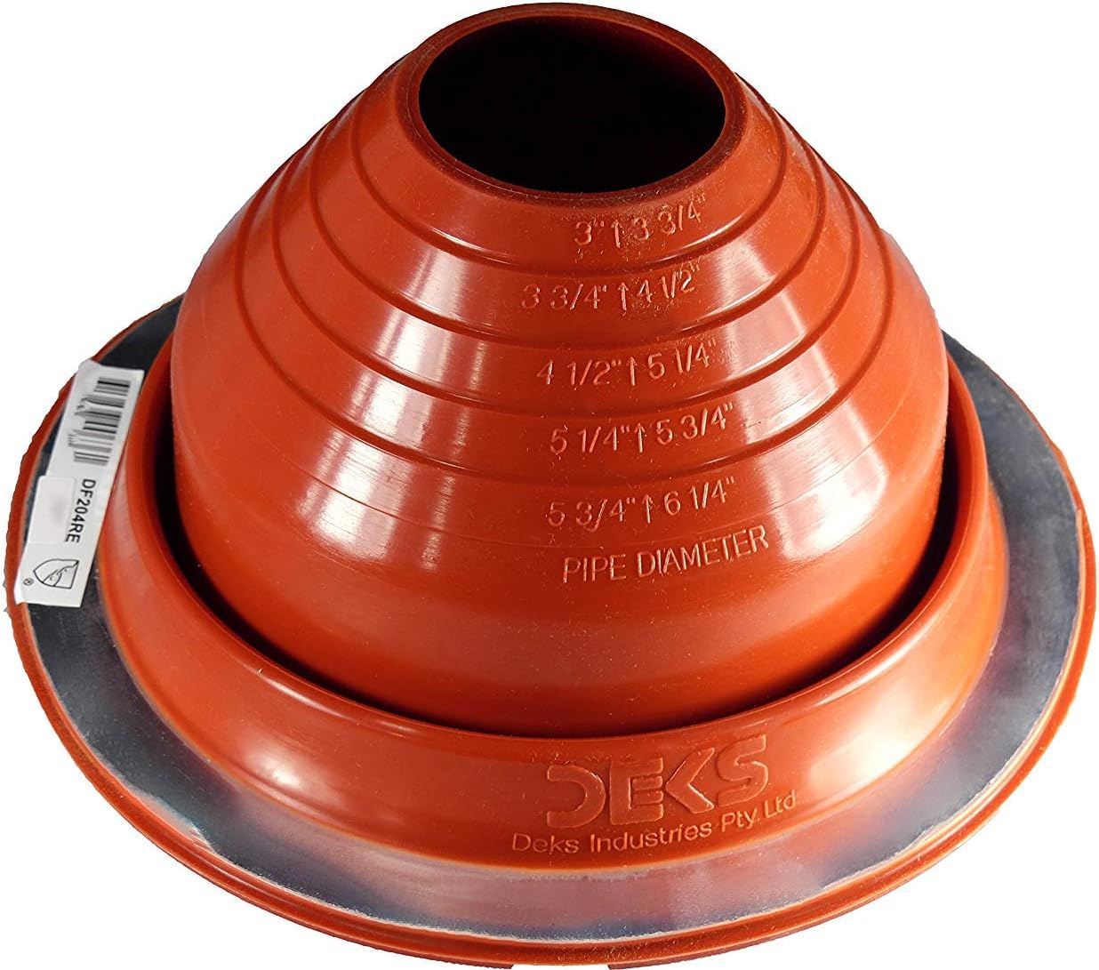 DEKS High Temperature Round Base Pipe Boots