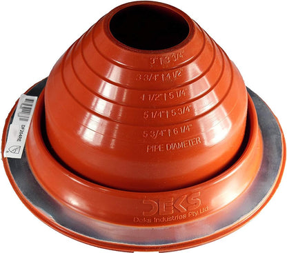 DEKS High Temperature Round Base Pipe Boots