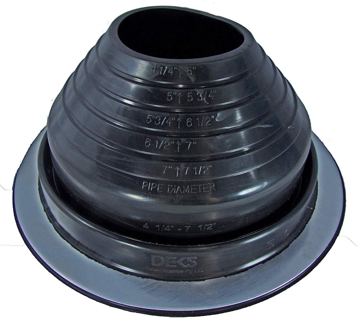 DEKS Round Base Pipe Boots