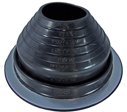 DEKS Round Base Pipe Boots