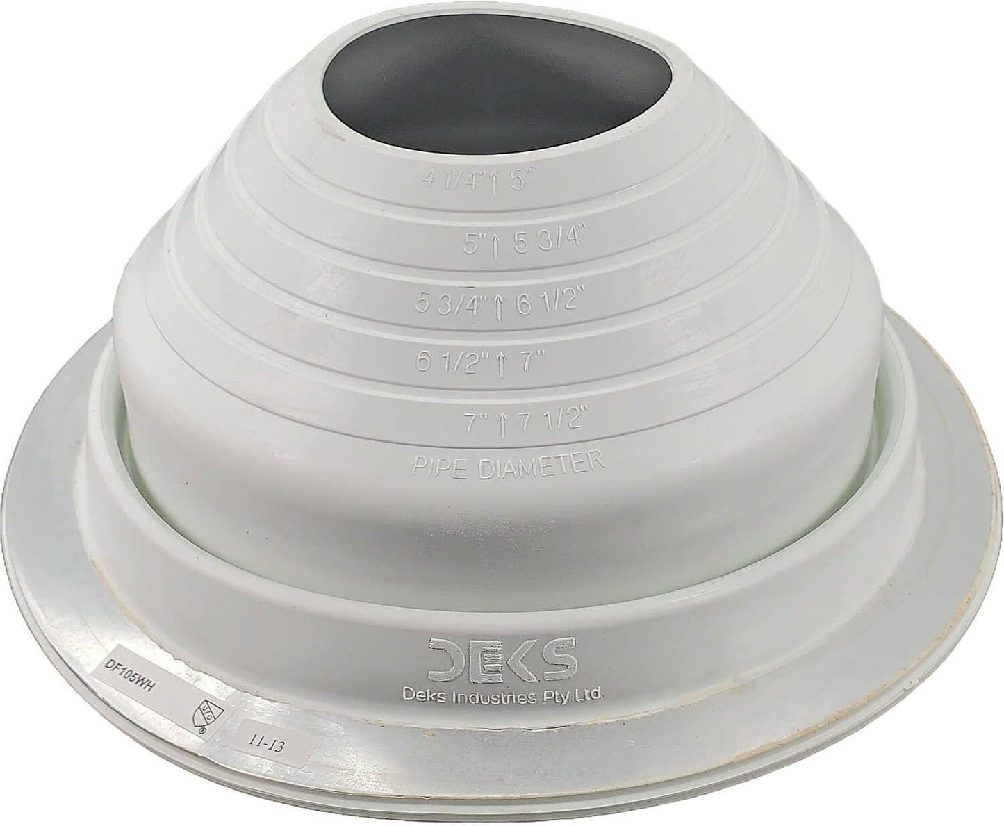 DEKS Round Base Pipe Boots