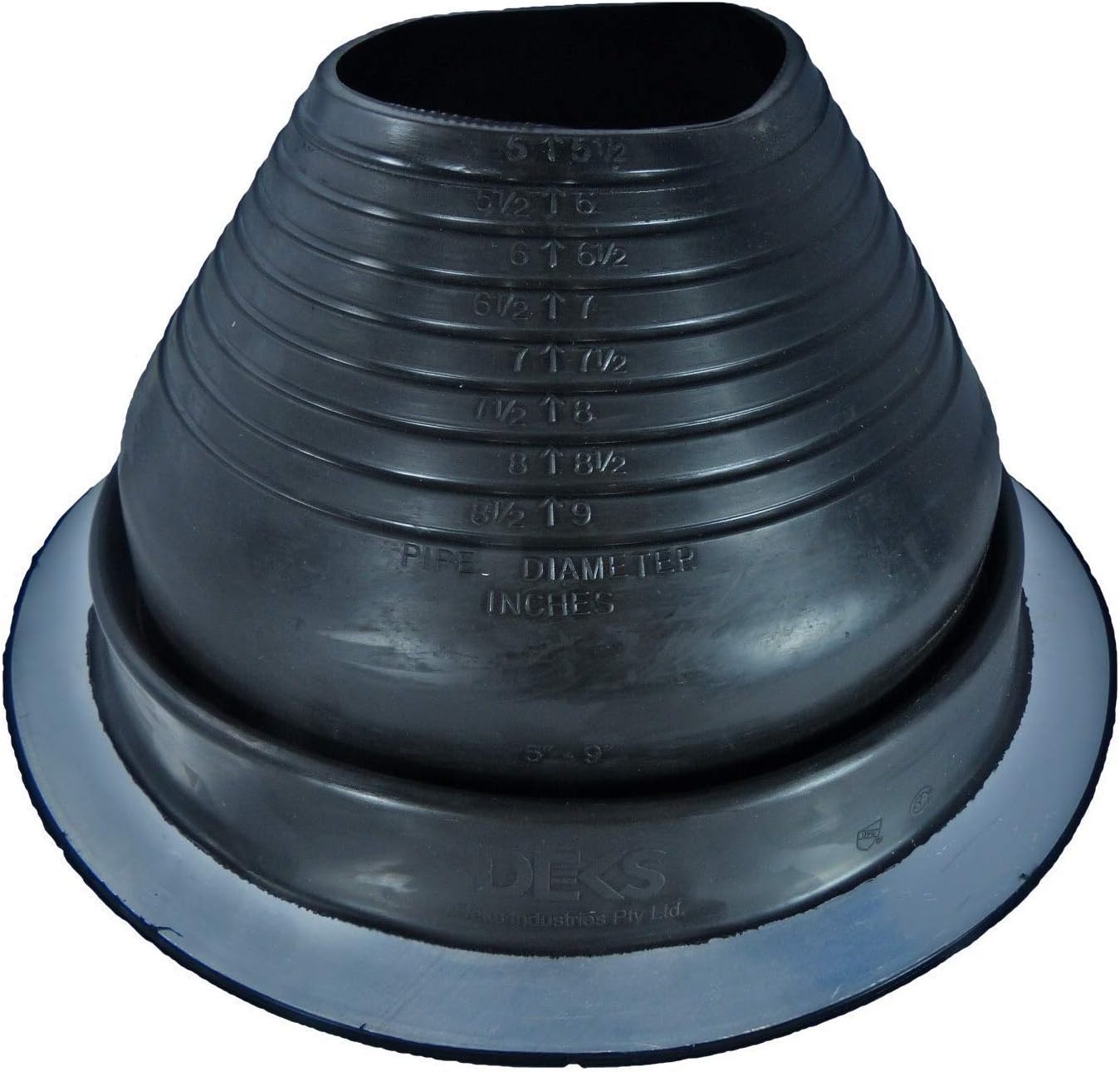 DEKS Round Base Pipe Boots