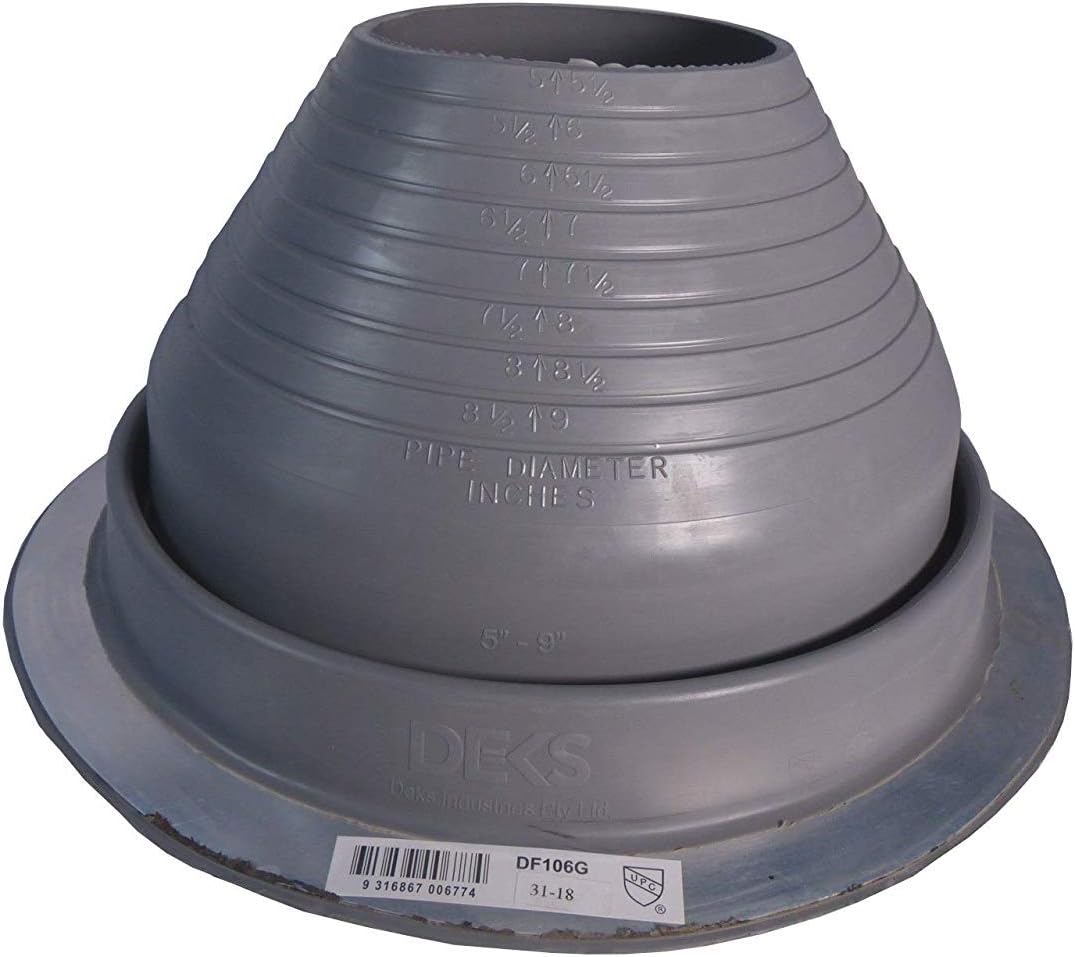 DEKS Round Base Pipe Boots