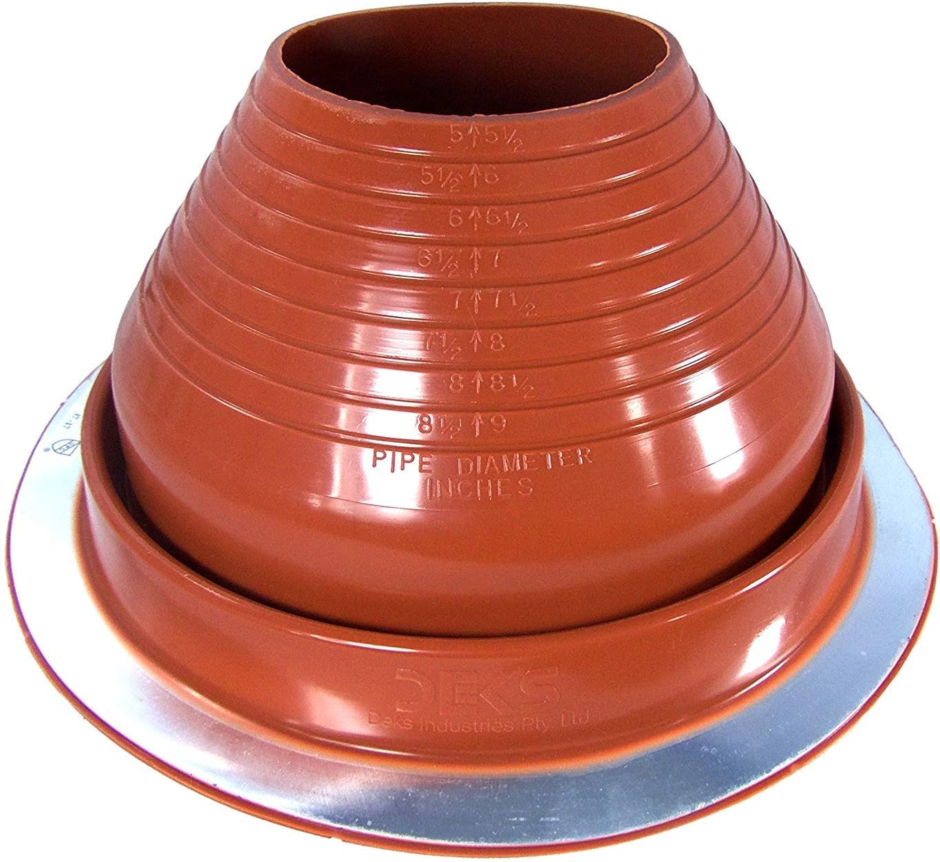 DEKS High Temperature Round Base Pipe Boots