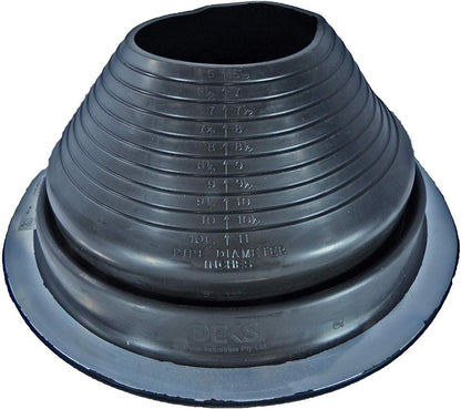 DEKS Round Base Pipe Boots