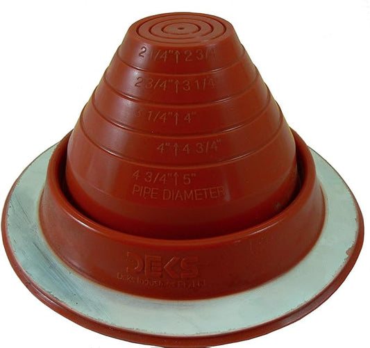 DEKS High Temperature Round Base Pipe Boots