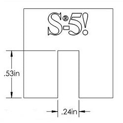 S-5-B Brass Seam Clamp