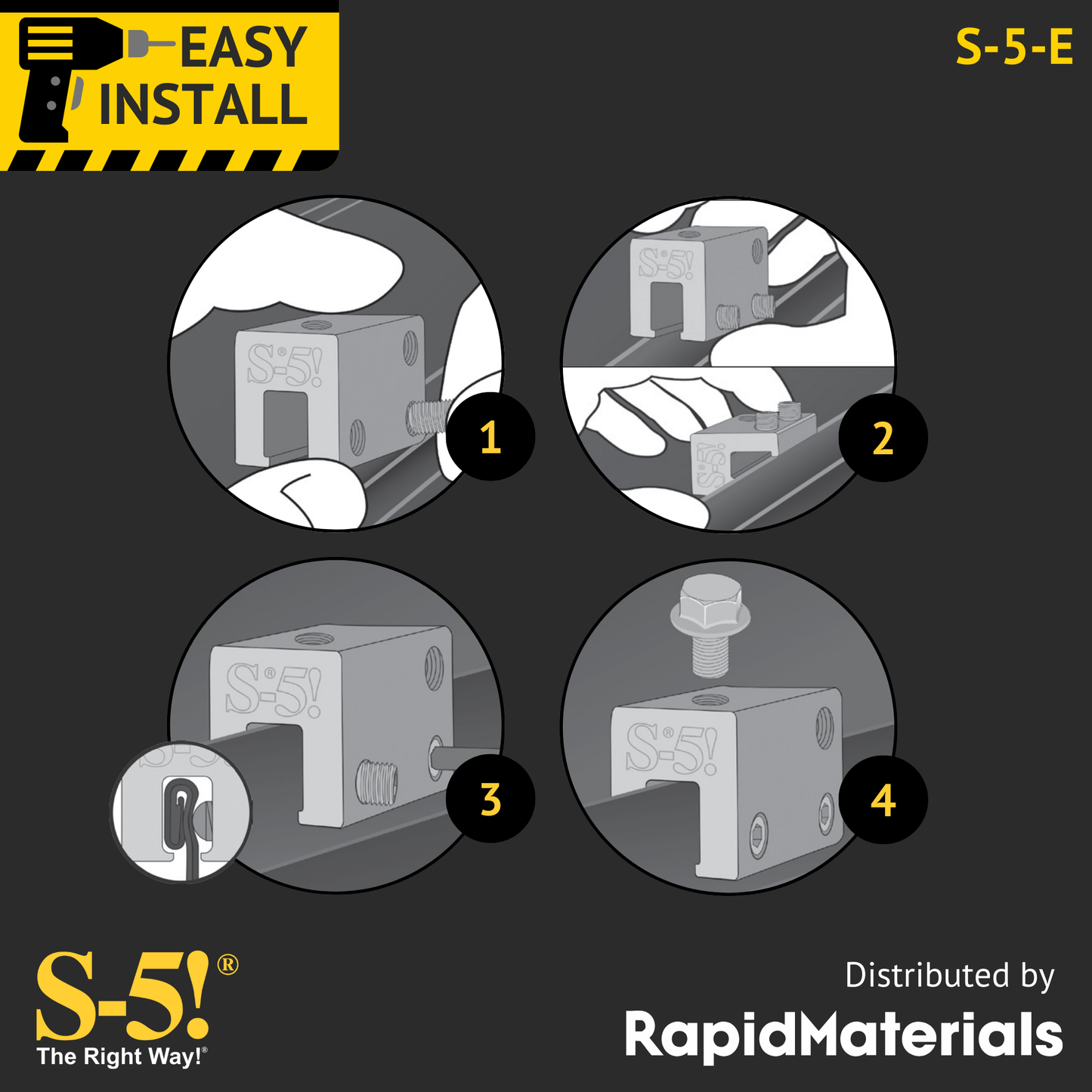 S-5-E Seam Clamp