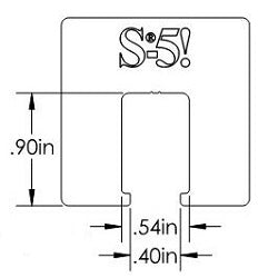 S-5-H90 Mini Seam Clamp