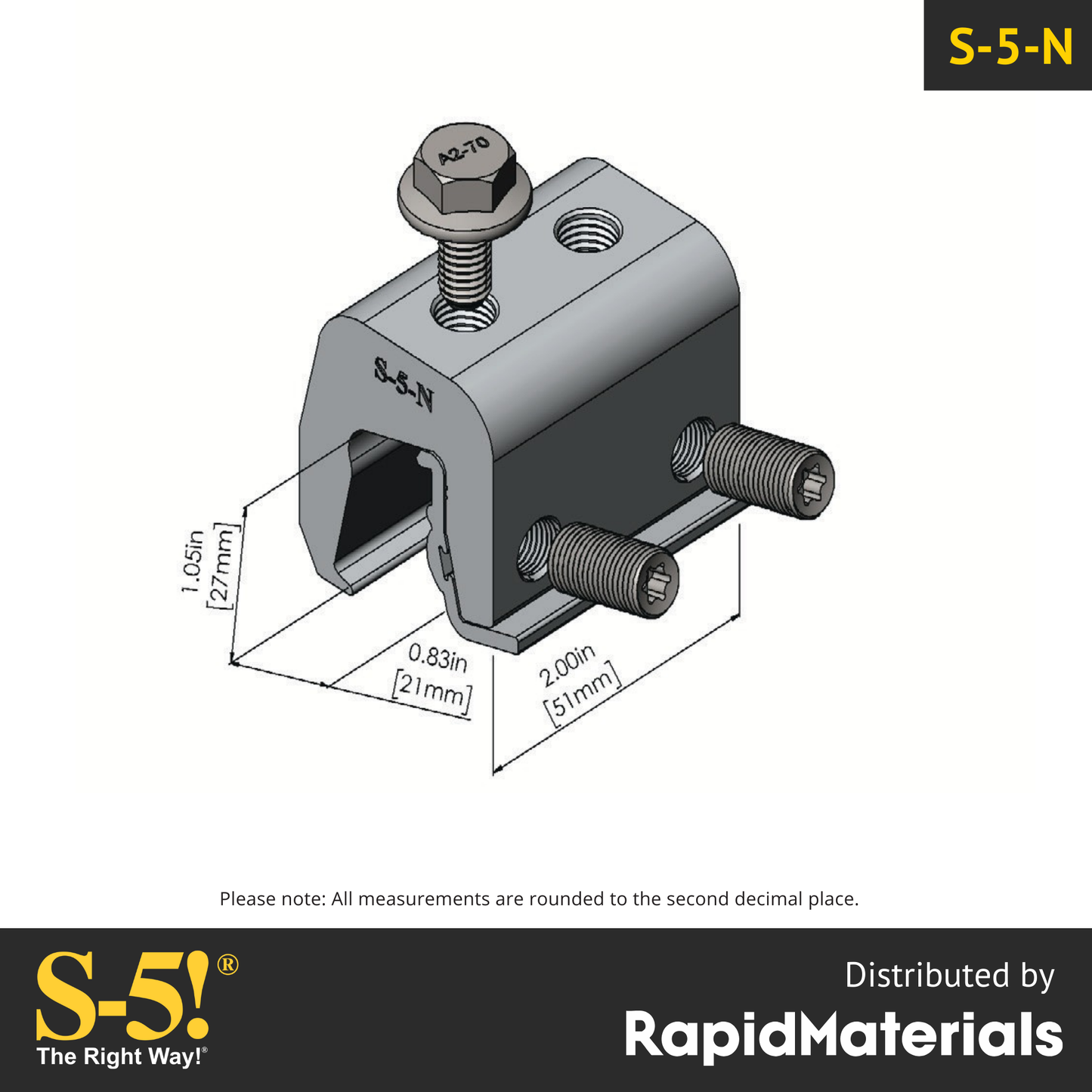 S-5-N Seam Clamp