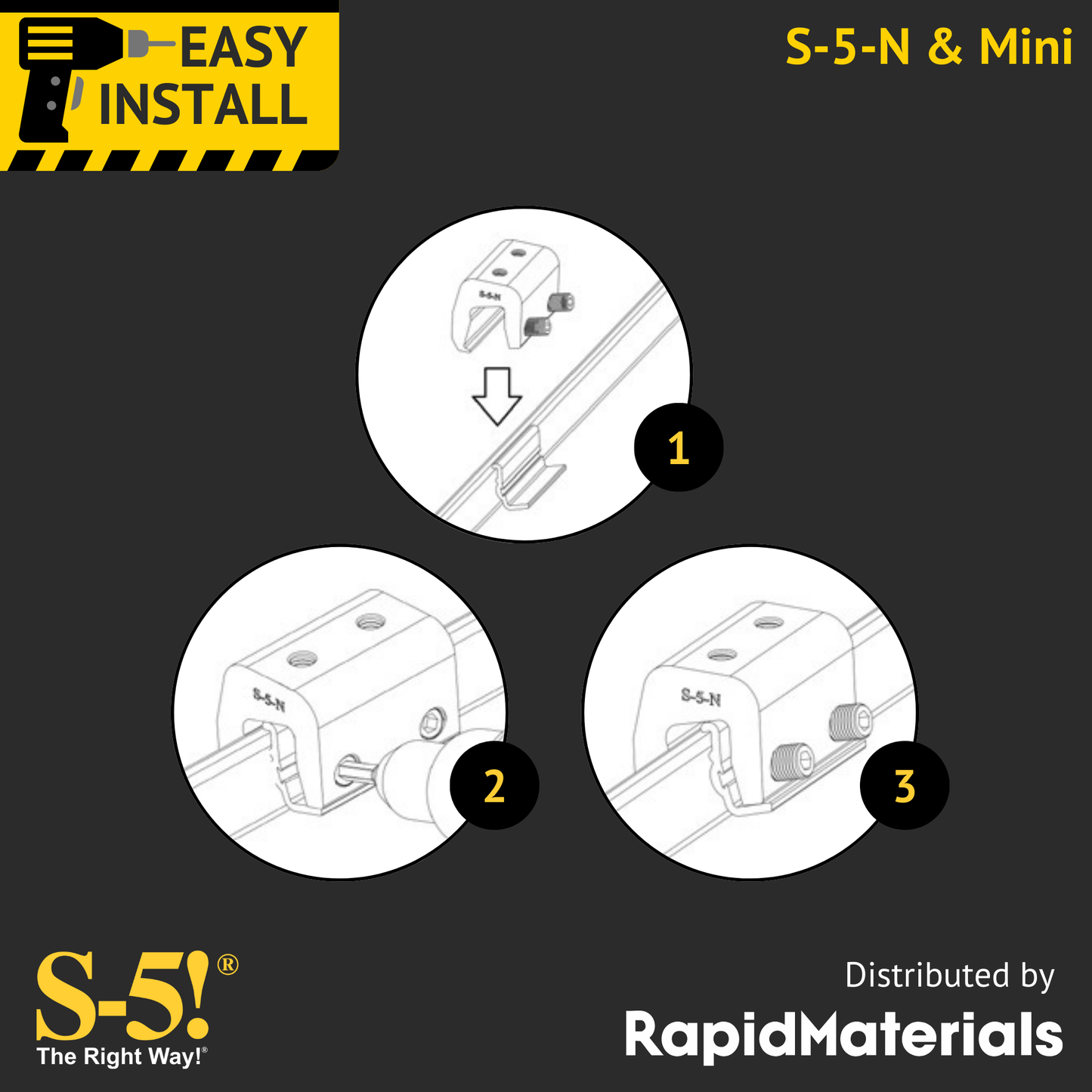 S-5-N Mini Seam Clamp