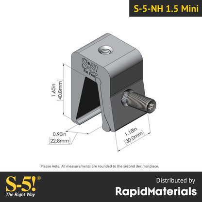 S-5-NH 1.5 Mini Seam Clamp