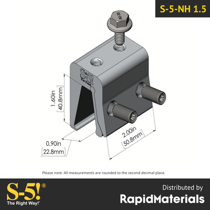 S-5-NH 1.5 Seam Clamp