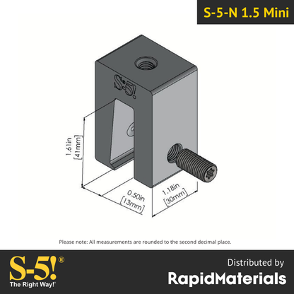 S-5-N 1.5 Mini Seam Clamp