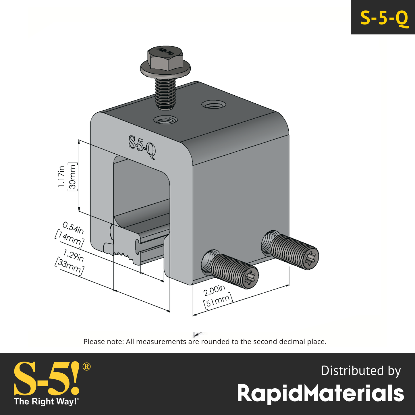 S-5-Q Seam Clamp