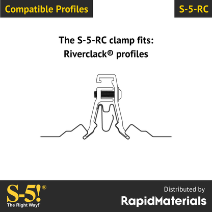 S-5-RC Seam Clamp