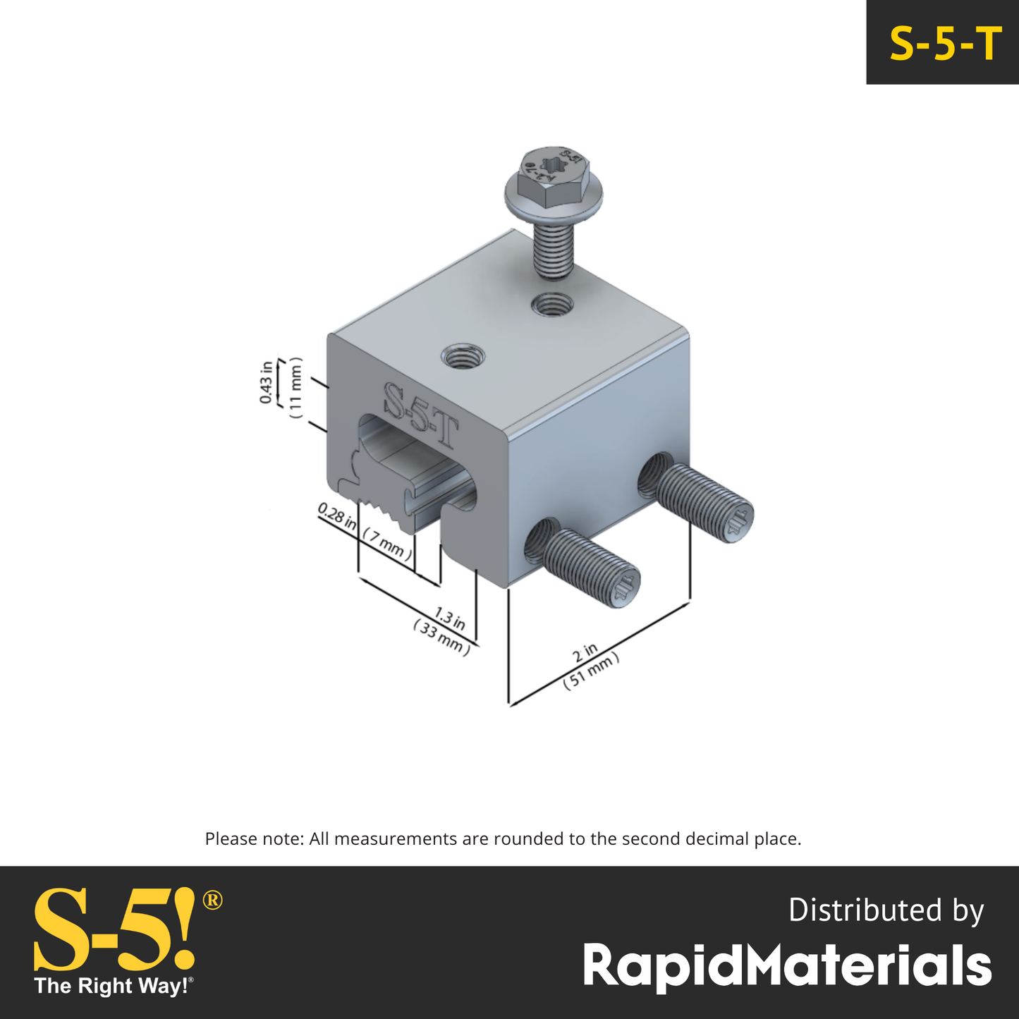 S-5-T Seam Clamp