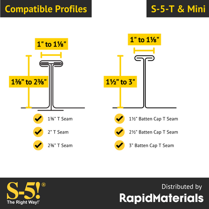 S-5-T Mini Seam Clamp
