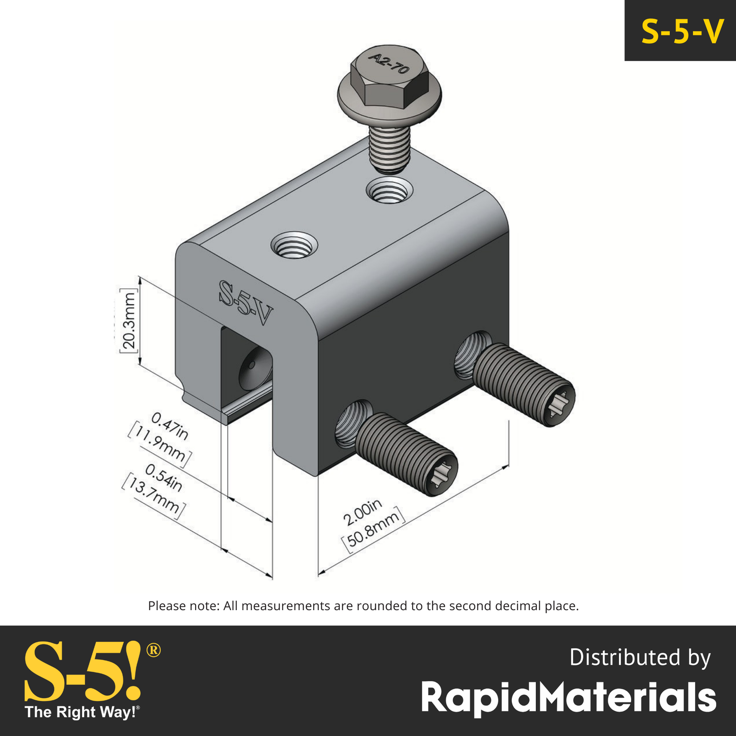 S-5-V Seam Clamp