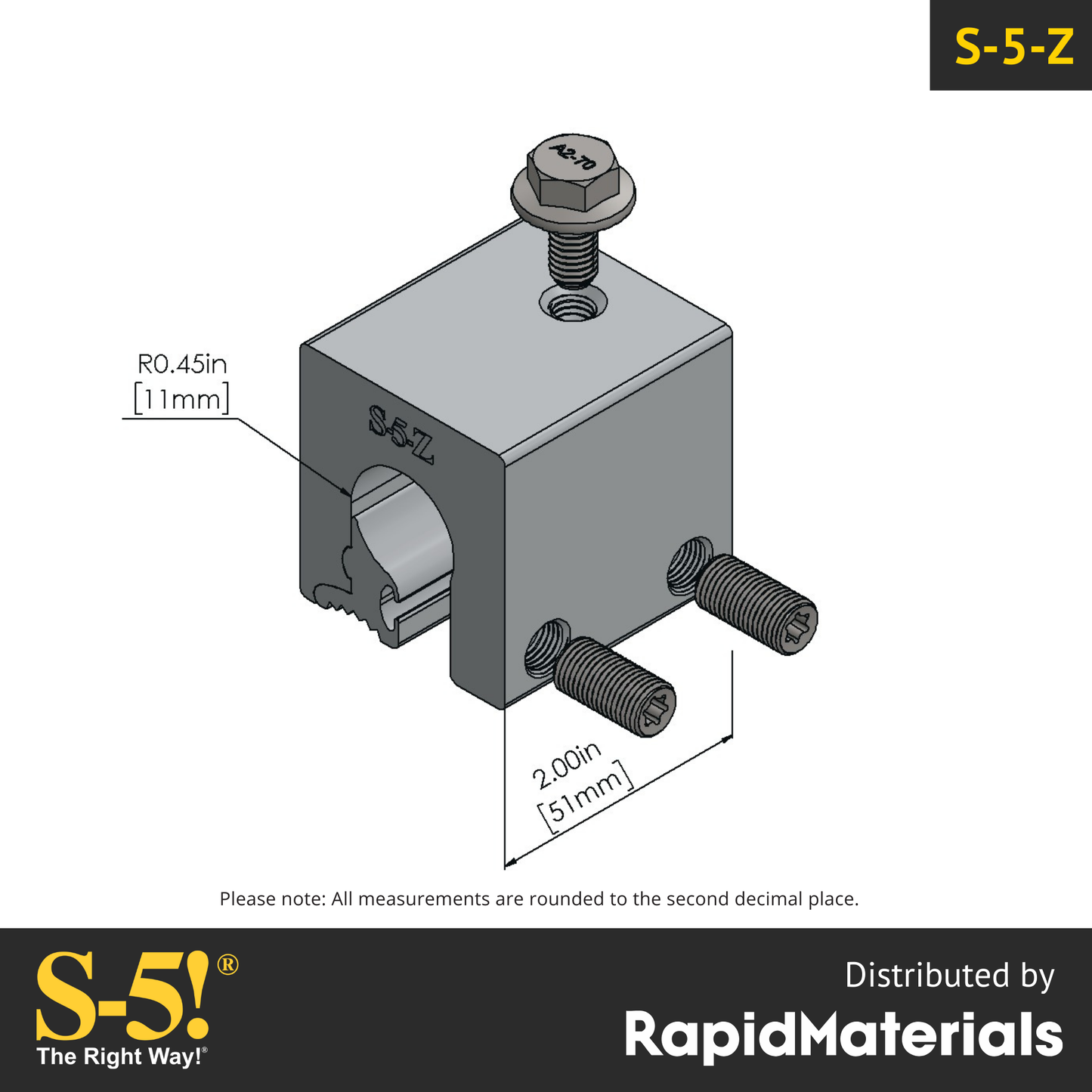 S-5-Z Seam Clamp