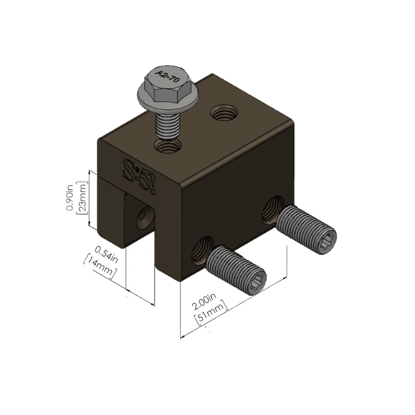 S-5-S Seam Clamp - Powder Coated Bronze