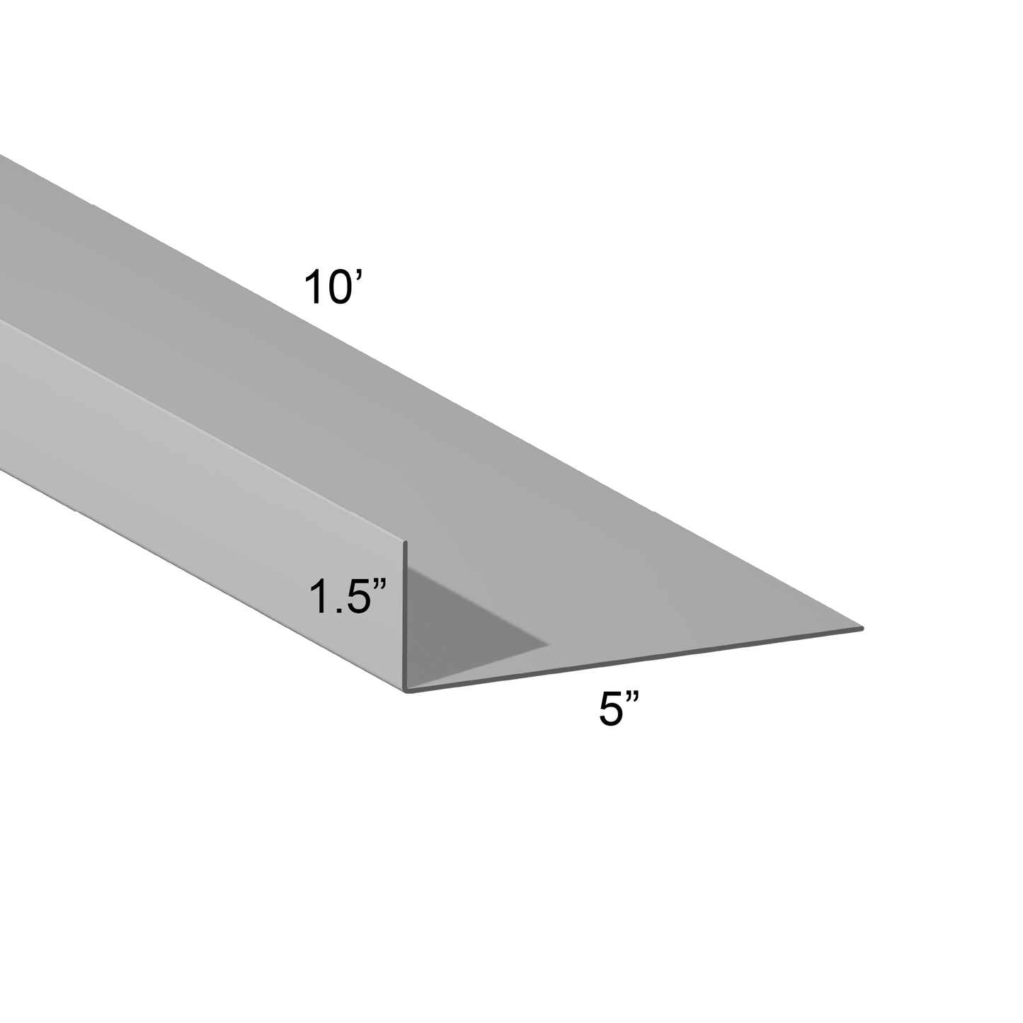 G90 galvanized support angle 5 inch depth 10 foot length freight shipping